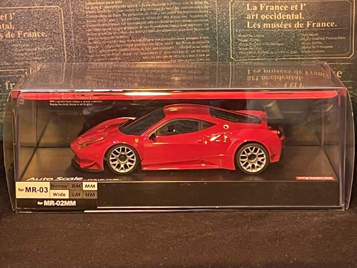 正規販売店】 Italia 458 Ferrari MZP221R Racer Mini-z 未開封未使用