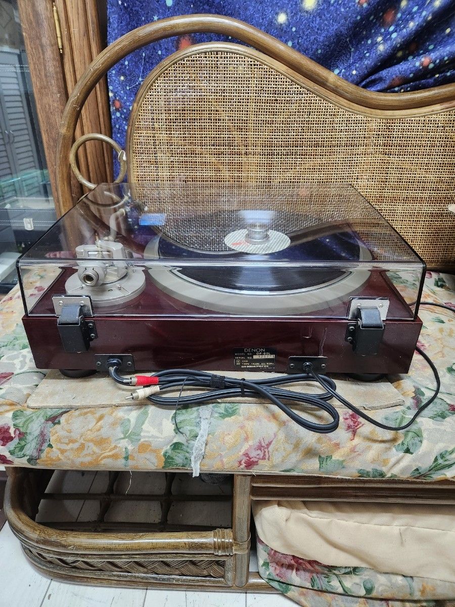 奇跡レストア済カートリッジ&針新品DENON最高級レコードプレーヤーDP