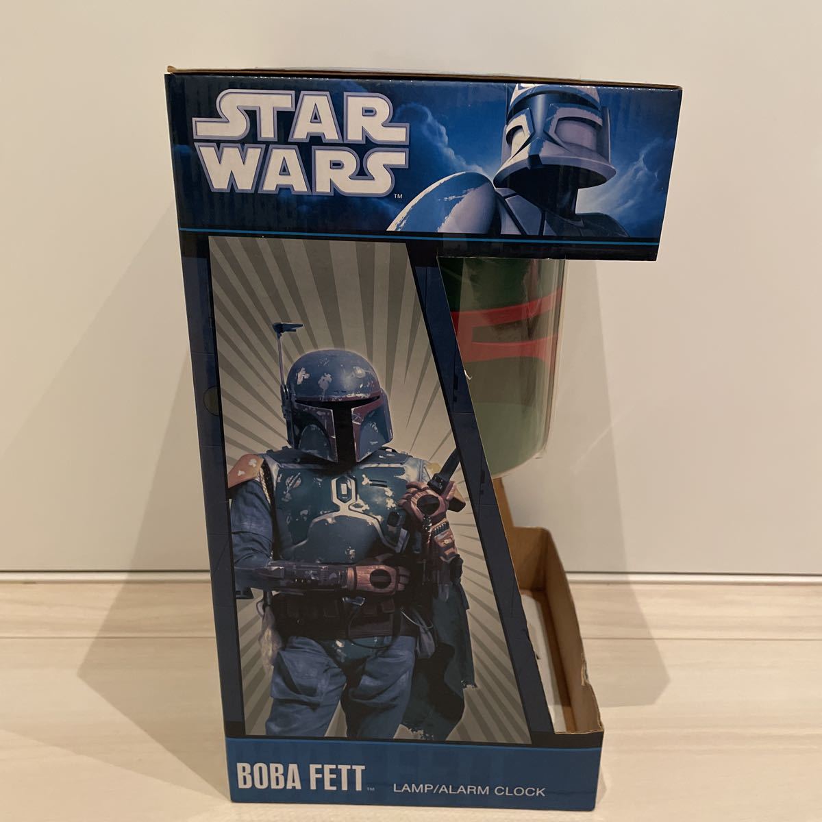 STAR WARS BOBA FETT LAMP ALARM CLOCK Звездные войны Boba Fett сигнализация лампа часы часы STARWARS bow nti Hunter новый товар 