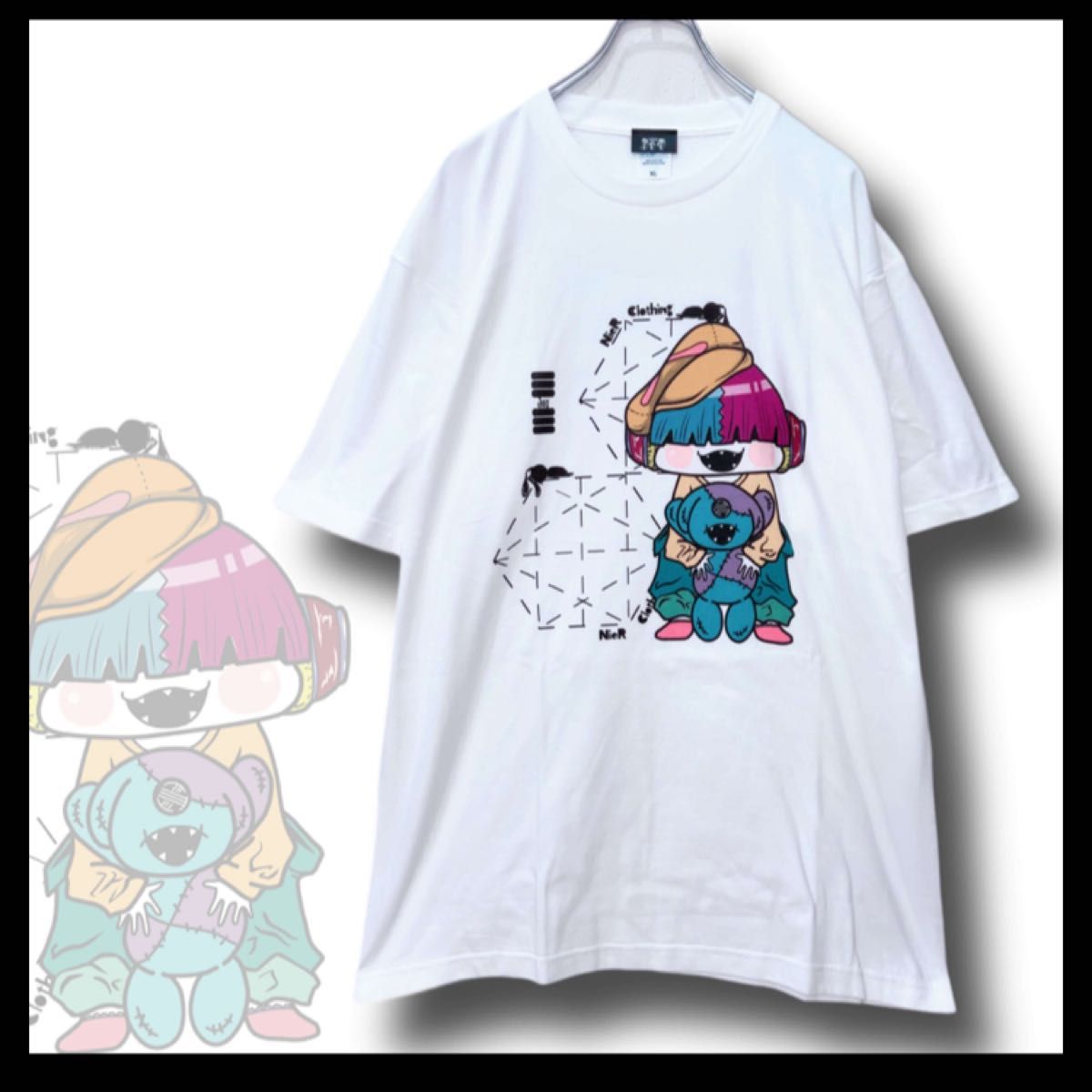 NieR ONE君　カットソー　半袖　ジョイポリス　ストア限定　新品　シャツ　Tシャツ　オリジナル　擬人化　限定　XL