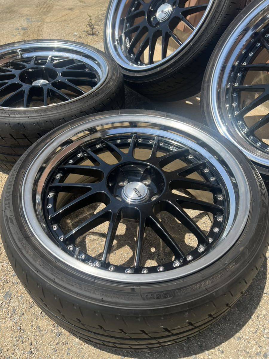 人気　20インチ　SSR MS1 MD 245/35R20 4本 ブリジストン　ポテンザ　S007 高級スポーツタイヤ　アルファード　ヴェルファイア　9J10J_画像5