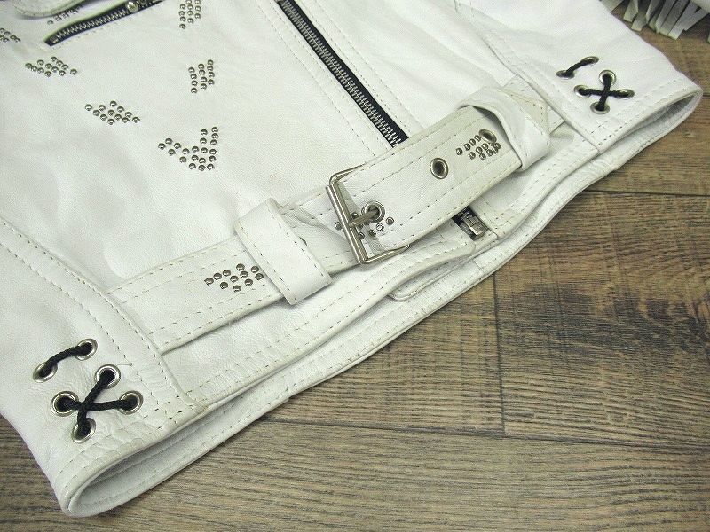 正規通販】 Leather Real 英国製 送無 リアル M ユニセックス 古着