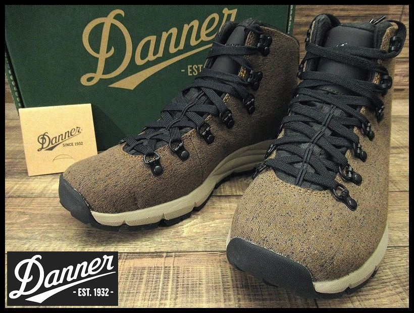 送無 未使用展示品 Danner ダナー 62280 マウンテン 600 ENDUROWEAVE エンデューロウェーブ ビブラムソール トレッキング ブーツ 茶 US7.5