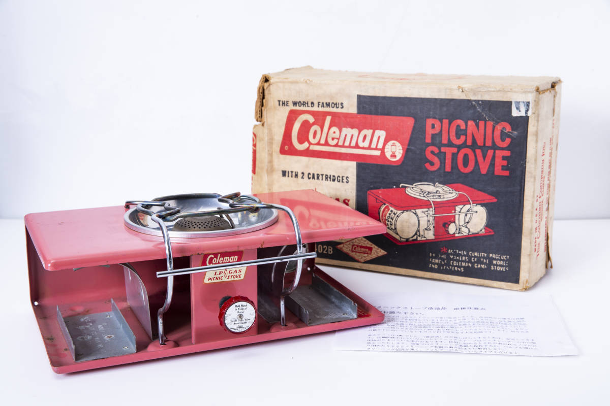 Coleman Picnic Stove ビンテージピクニックストーブ　CB缶使用に改造_画像1