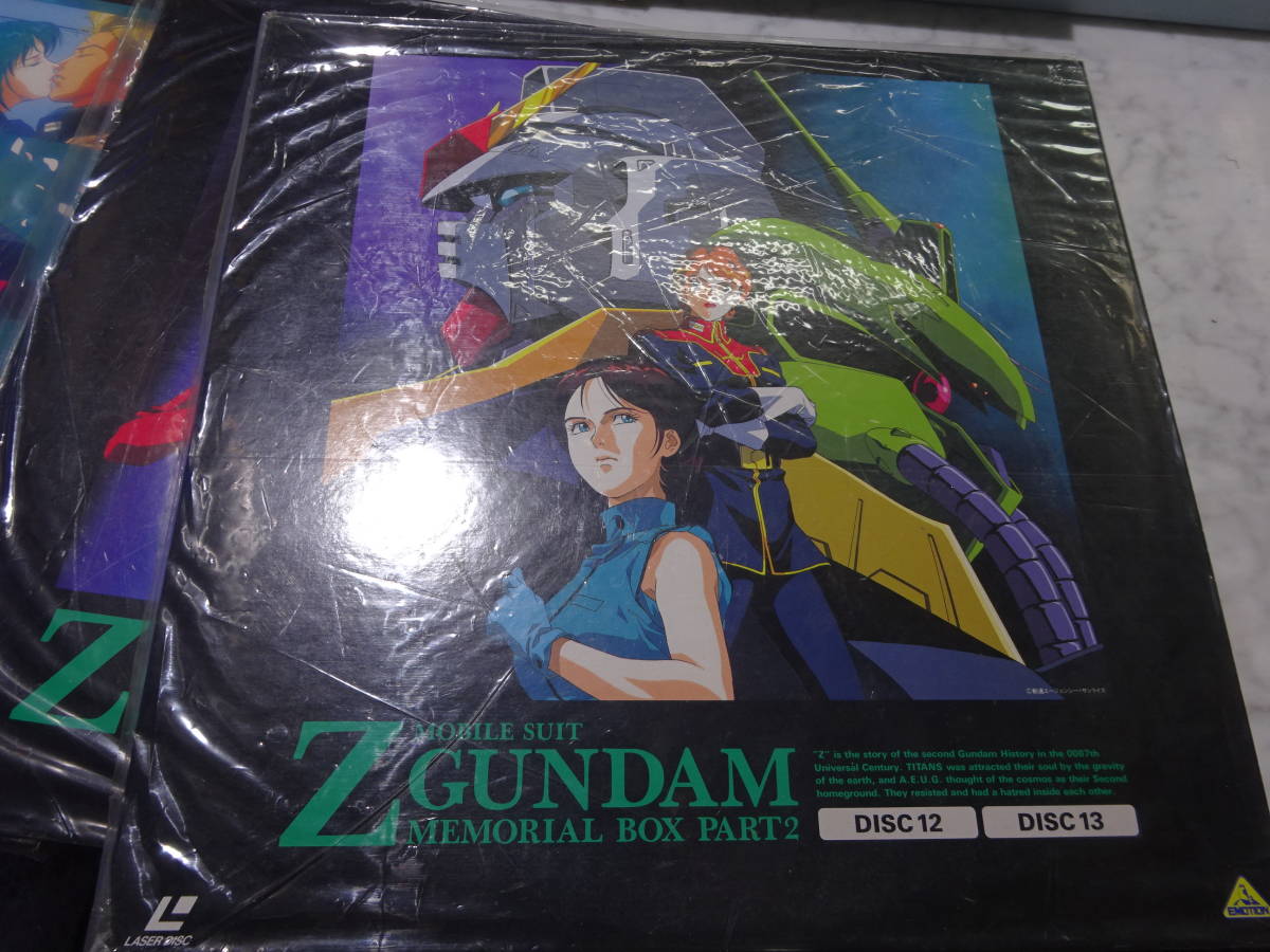  digital audio DISC Laser DISC Z Gundam memorial BOX tea pta-2(DISC8~13) secondhand goods viewing verification taking place is not therefore junk treatment 