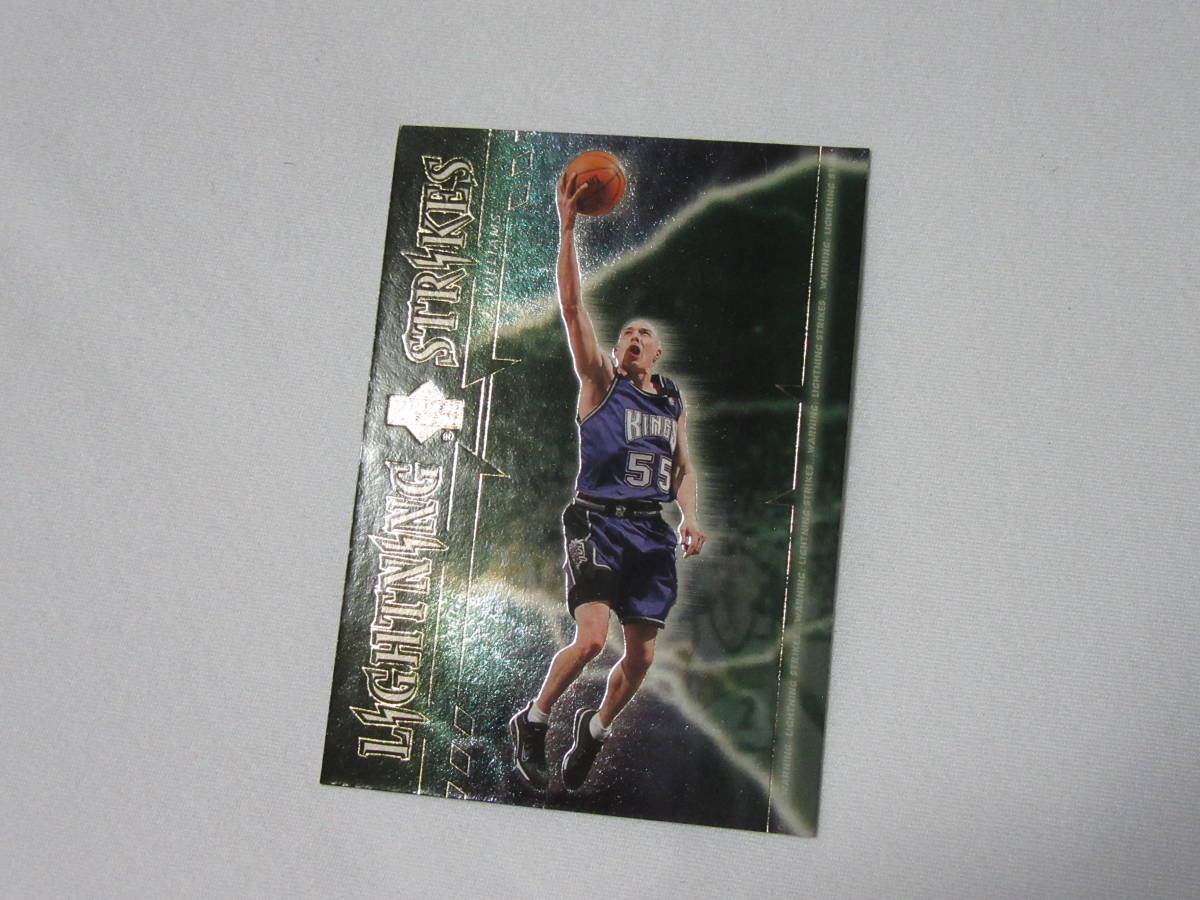 JASON WILLIAMS　ジェイソン・ウィリアムス　2000　UPPER DECK LIGHTNING STRIKES　激レア　光沢カード　キングス_画像2