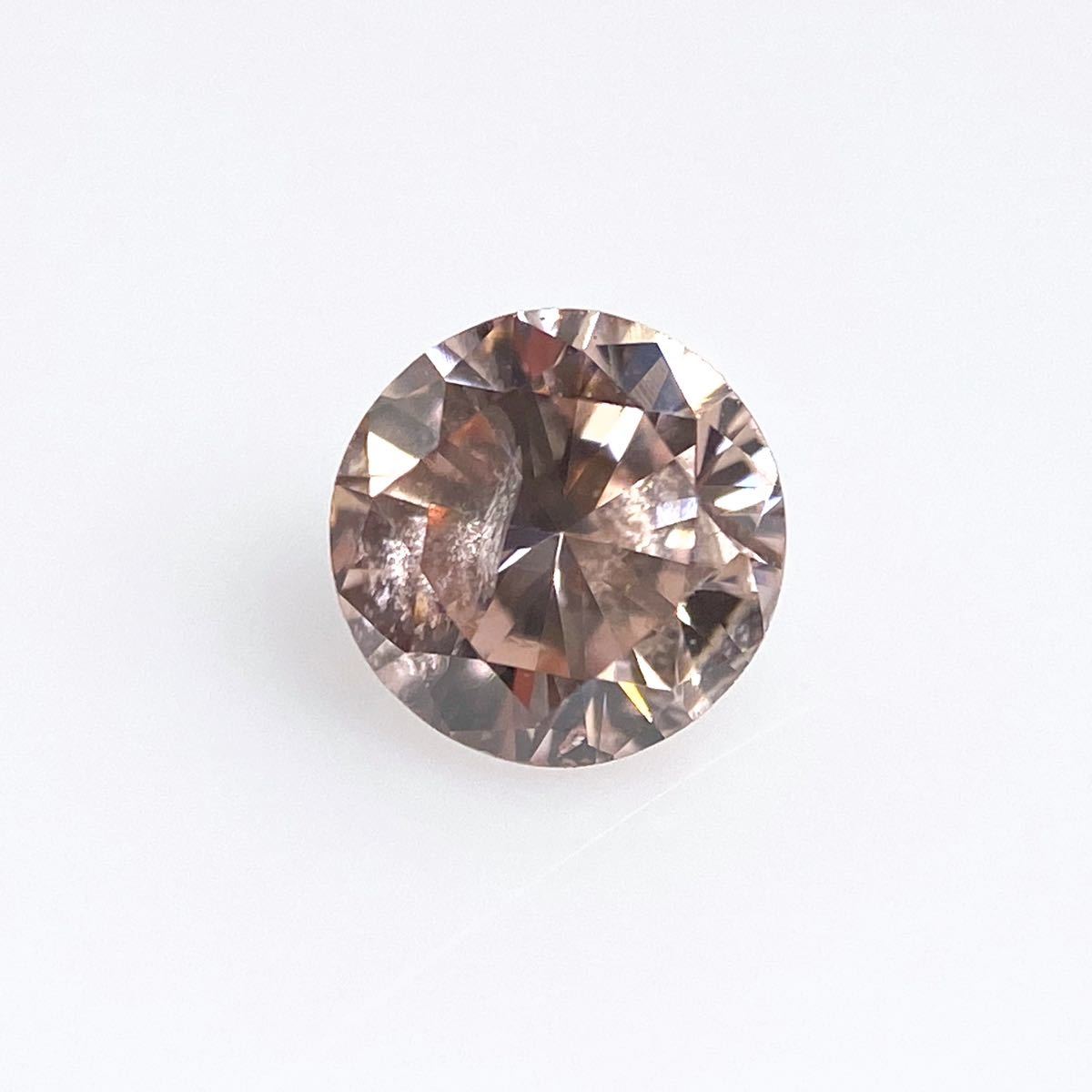 ０．１７２ct　ＦＡＮＣＹ　ＰＩＮＫ　Ｉ２　ラウンド　ピンクダイヤモンドルース_画像1