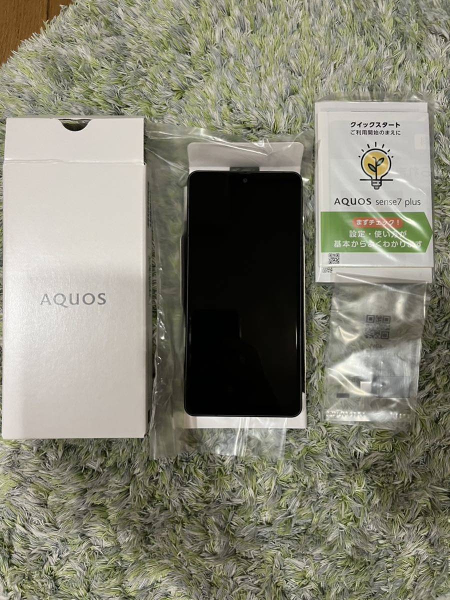 新品未使用】AQUOS sense7 plus（Black） SoftBank版SIMフリー SIM