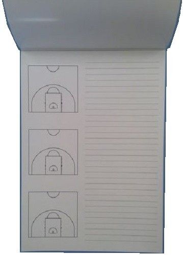 バスケットボール　戦略レポート用紙（ハーフコート）