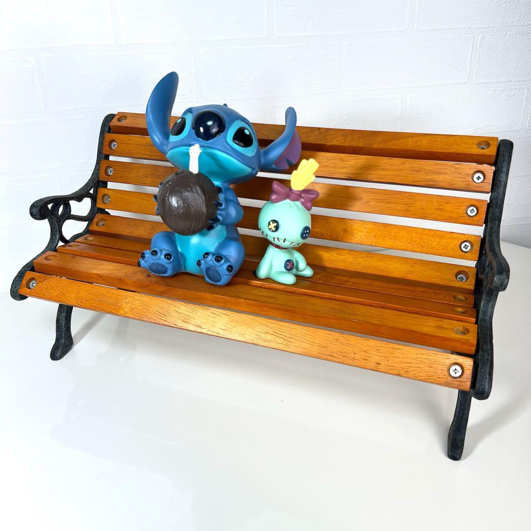  редкий превосходный товар * Kato прикладное искусство Disney (Disney) Lilo & Stitch bench посадочная машина подставка s зажим Lilo & Stitch