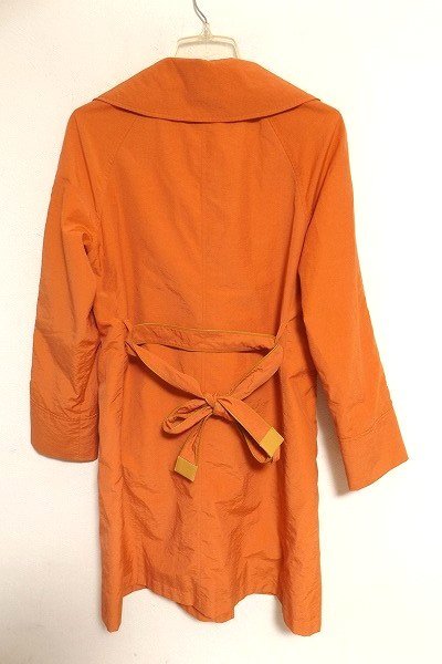 z10915:SCAPA( Scapa ) nylon & cotton trench coat /. orange /38/ spring coat 