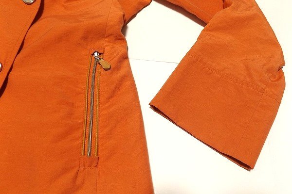 z10915:SCAPA( Scapa ) nylon & cotton trench coat /. orange /38/ spring coat 