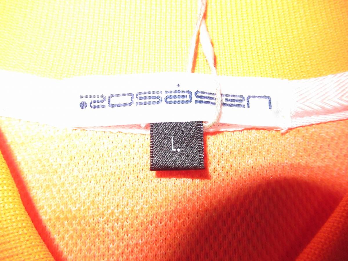 ★ROSASEN/ロサーセン★新品　L　ネオンカラー杢天竺シャツ　フラッシュオレンジ_画像8