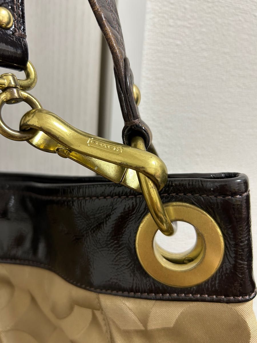 2ways トートバッグ ショルダーバッグ バック coach コーチ ロゴ トートバック コーチショルダーバック 柄