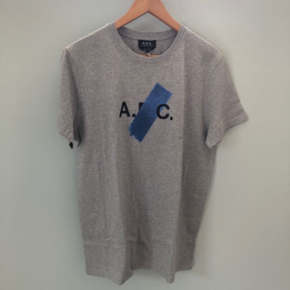 【希少】A.P.C. アーペーセー Tシャツ　ペイントロゴ　M Shibuya SHIBA 半袖Tシャツ