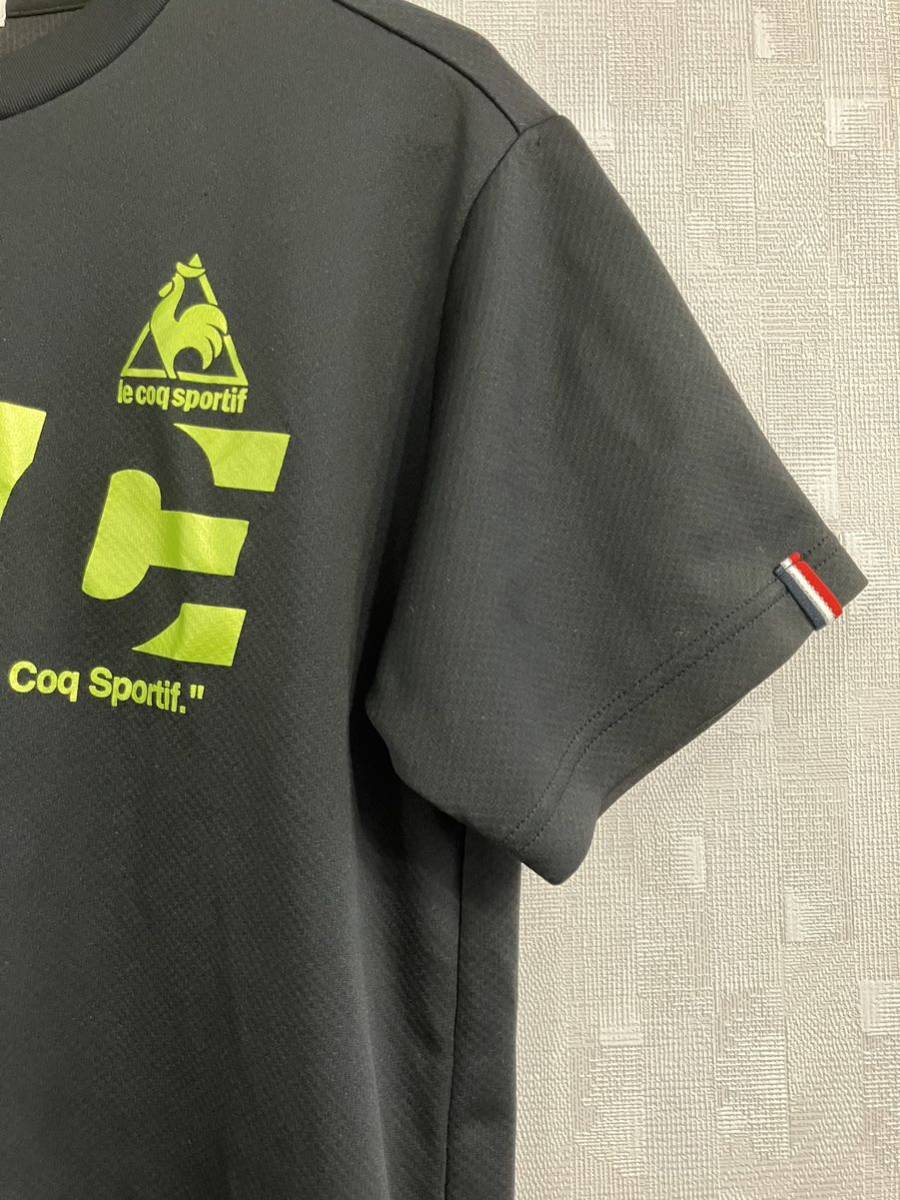 ルコック　Tシャツ　メンズ　レディース　半袖　黒　M le coq sportif ルコックスポルティフ