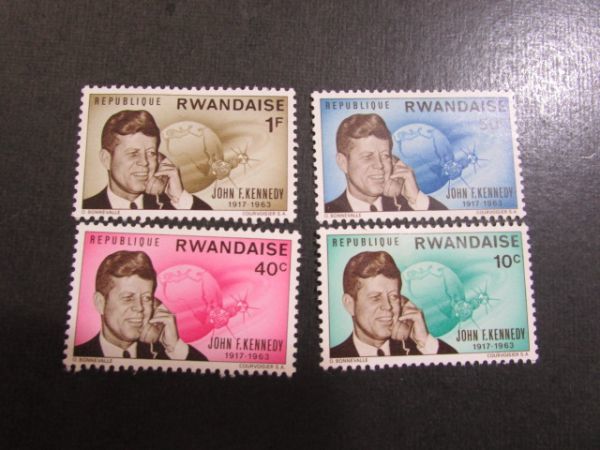 ⑥ Знаменитости Руанда Кеннеди 4 Типы завершены 1963 г.