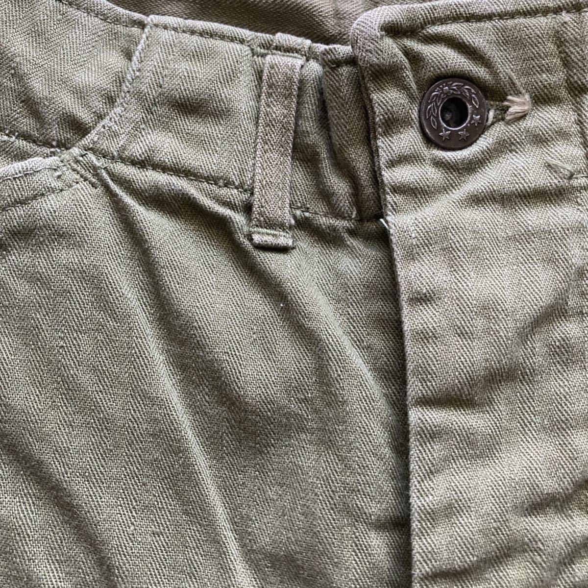 40s ww2 usnavy hbt utility trousers 大戦-