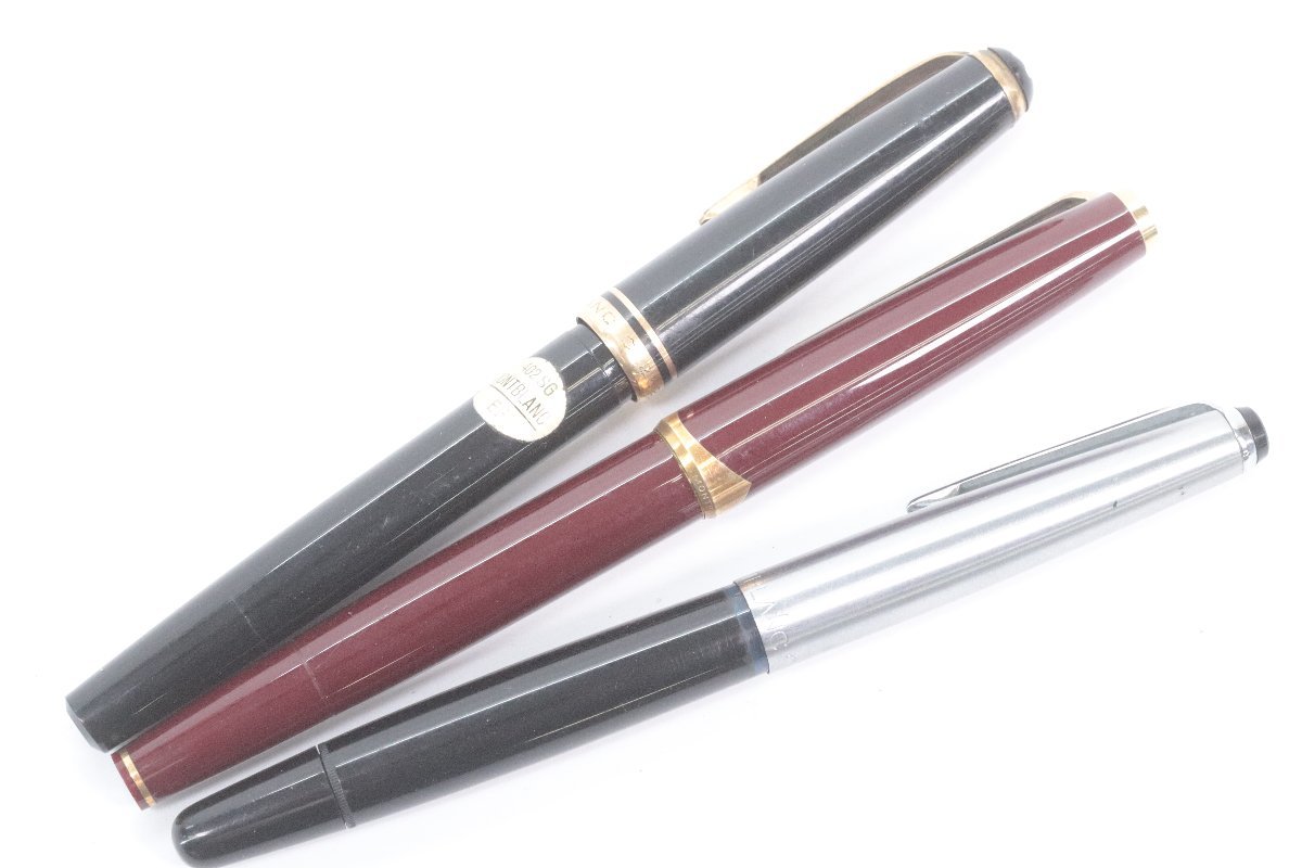 3点】 MONTBLANC モンブラン 万年筆 ペン先 14C 18K 刻印 文具 筆記