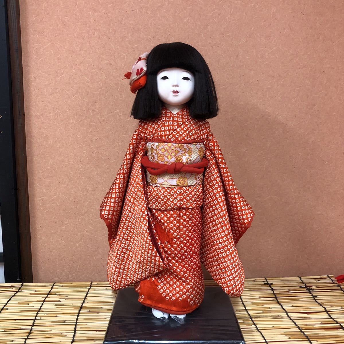 田中彌 京都四条 市松人形 京人形 約44cm 管理:h87-