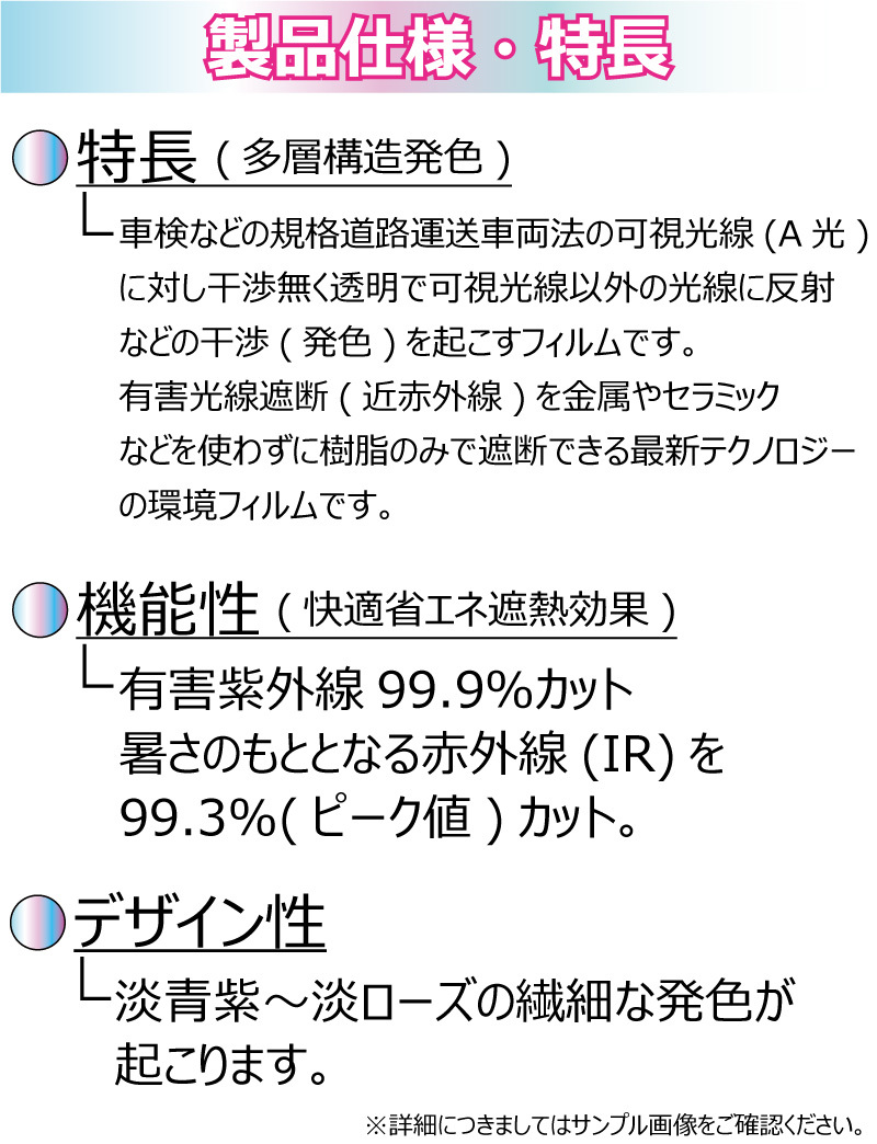 遮熱 オーロラ(グロウゴースト91) トヨタ ヴィッツ (Vitz) 前期 (130系) カット済みフィルム フロントドアセット_画像5