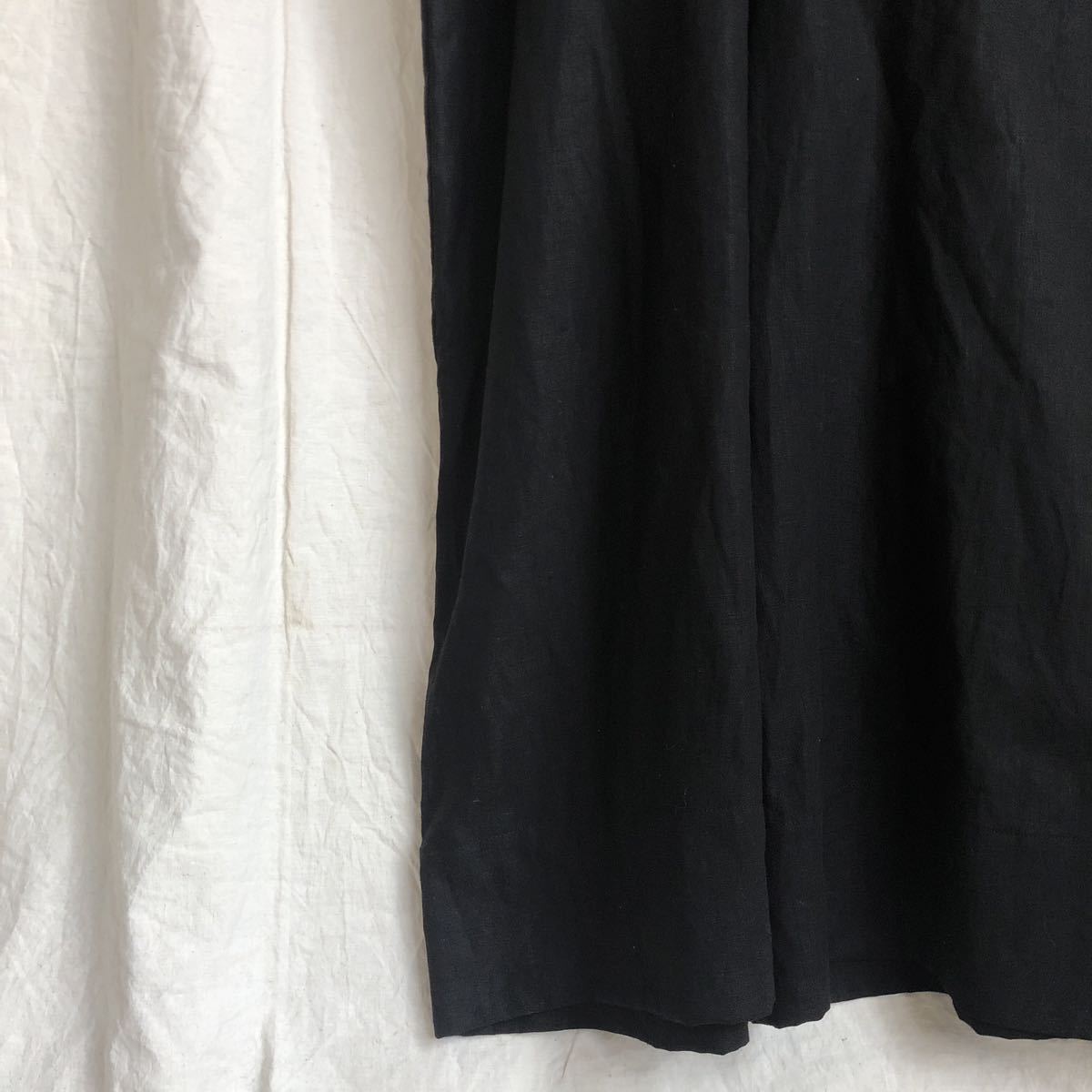  unused exhibition goods TOWAVASEtowava-sBon Voyagebonvoya- Jeury nen overall / all-in-one collar attaching frill black regular price 81.400 jpy 