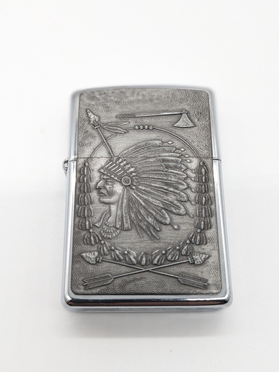 未使用品 Zippo インディアン ジッポライター ジッポー オイルライター 1997年製品 ⅩⅢ_画像1