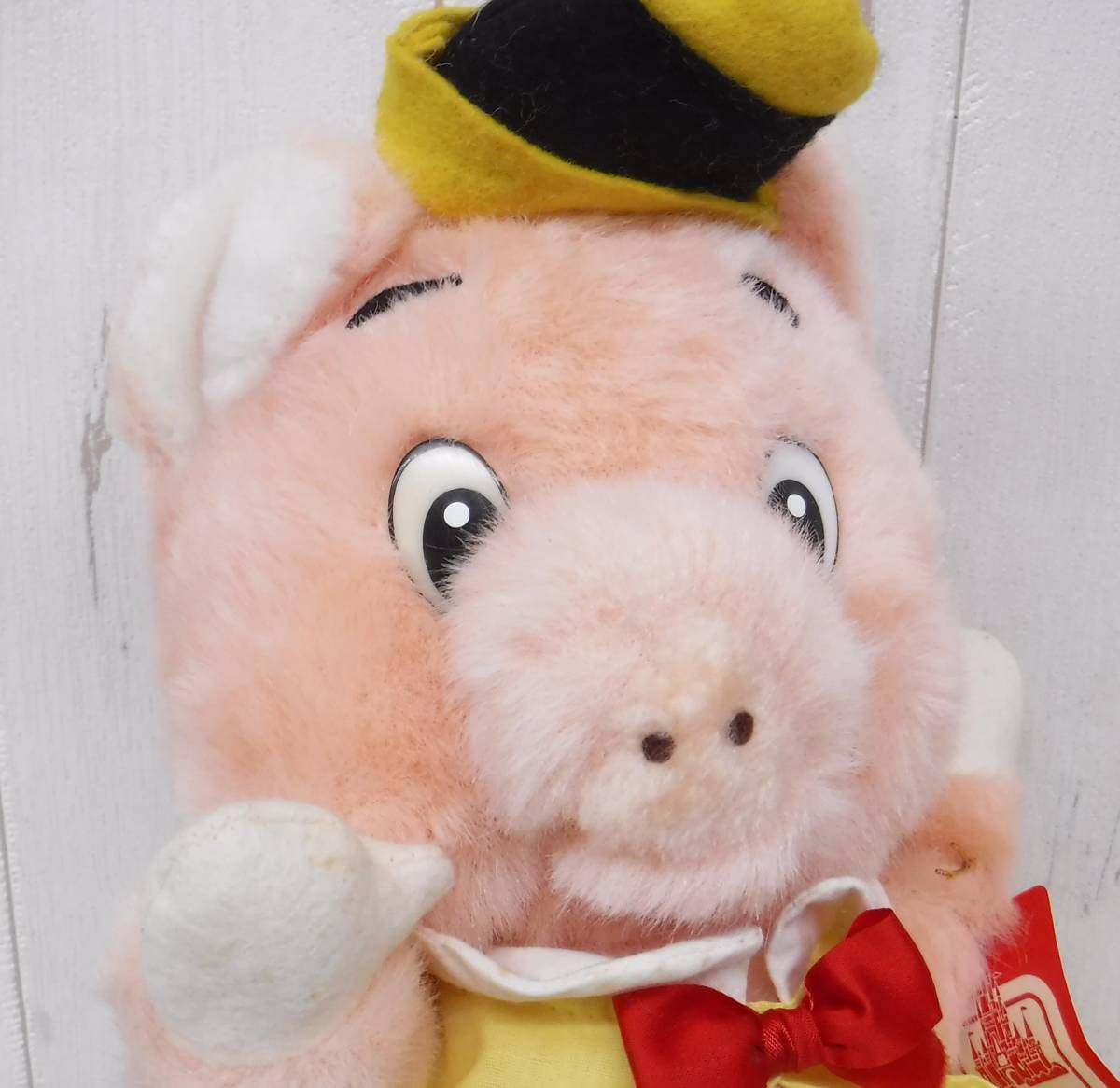 当時物 ＊レトロぬいぐるみ ＊東京ディズニーランド ＊抱きつくタイプ ミッキーマウス 　3びきのこぶた 2点まとめ ＊MADE IN JAPAN 日本製 _画像9