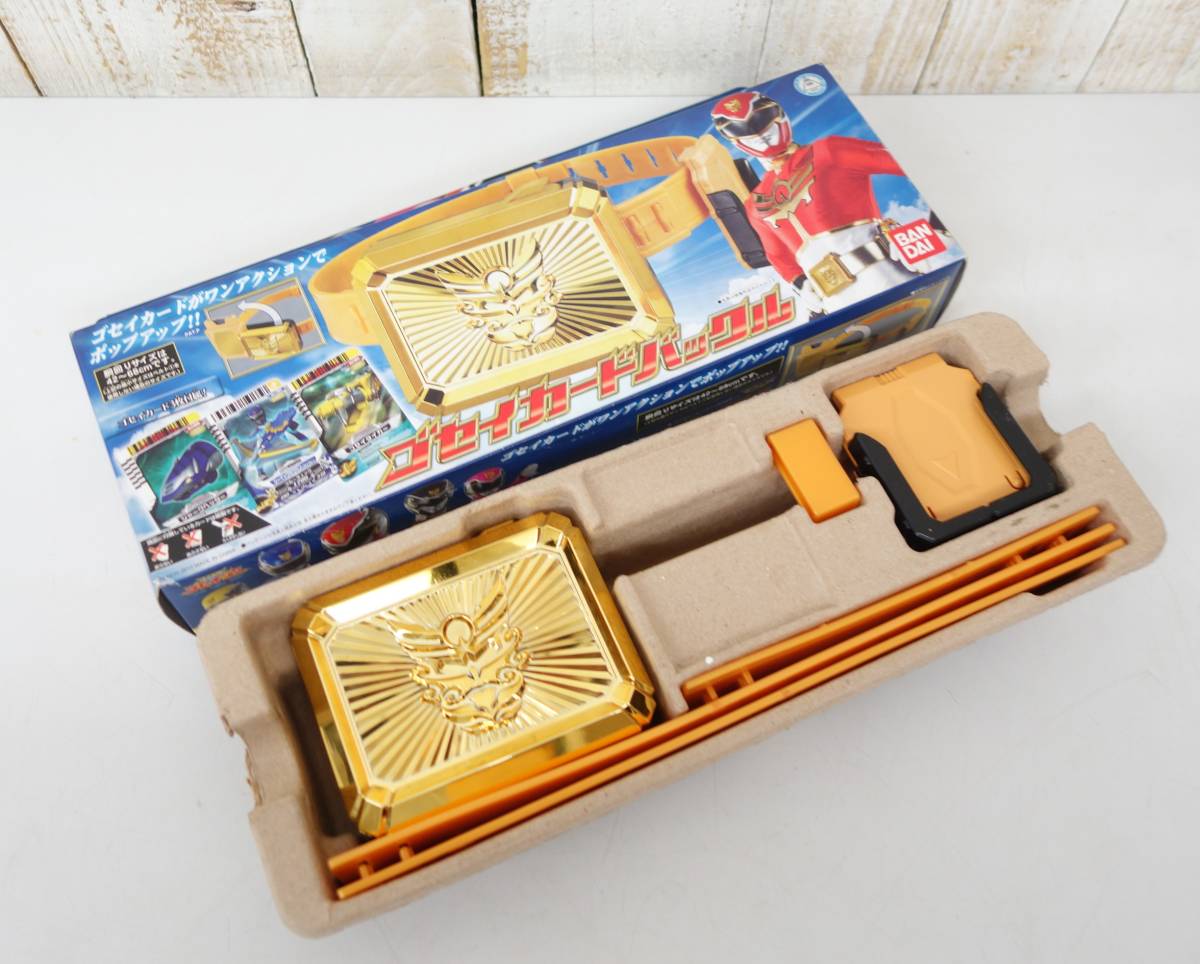  retro collection that time thing *BANDAI Bandai 2010 * heaven equipment Squadron goseija-*gosei card buckle *gosei card lack of 