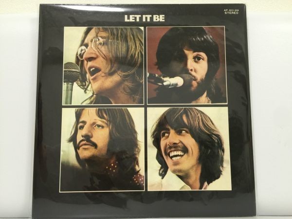 良品 稀少 LP Let It Be／The Beatles