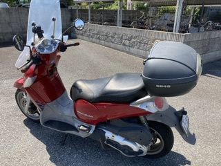 アプリリア スカラベオ aprilia SCARABEO 400ie 18300km 検5年7月 分離型ETC レッグカバー付きの画像1