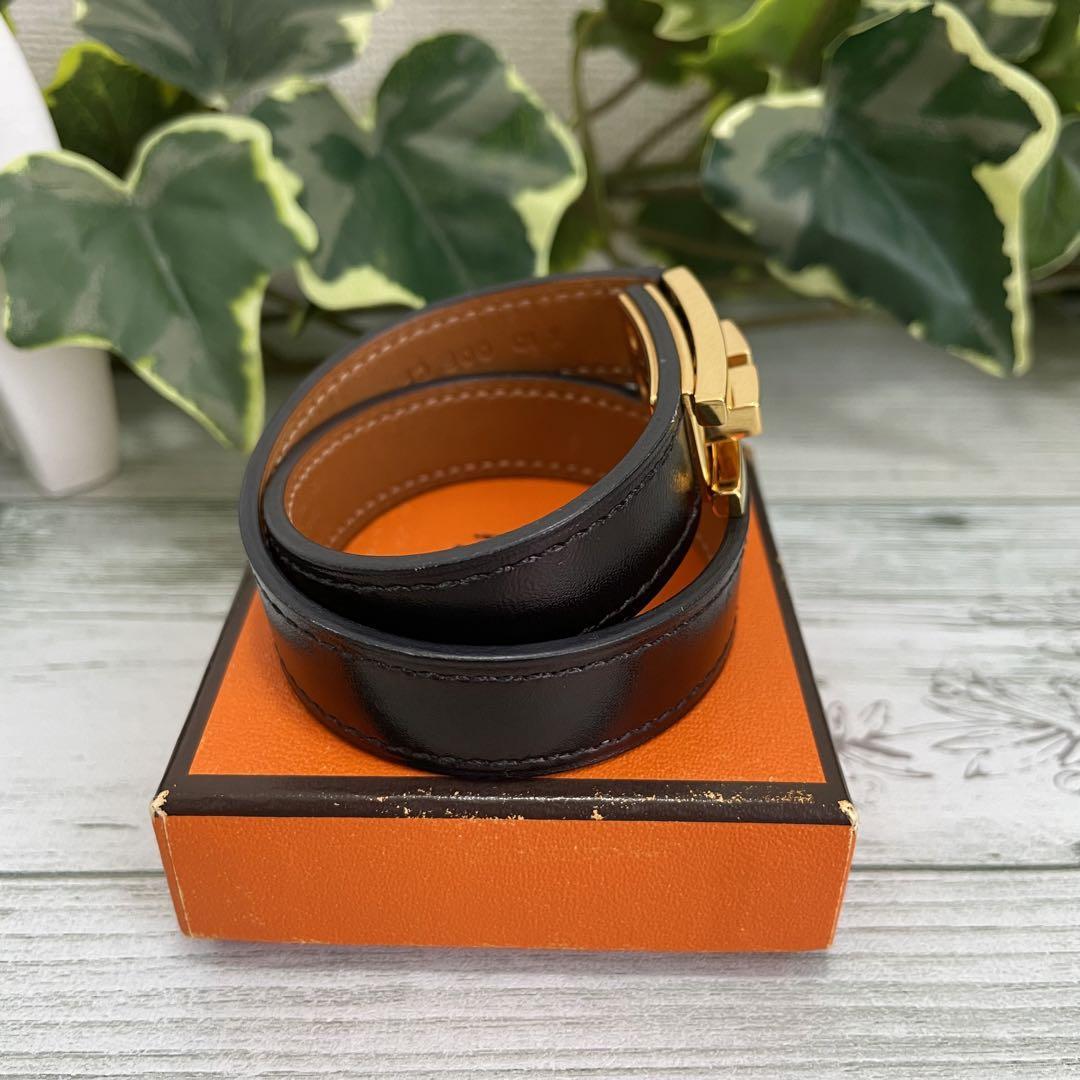 HERMES エルメス ドラッグ ドゥブルトゥール X刻印 ブレスレット