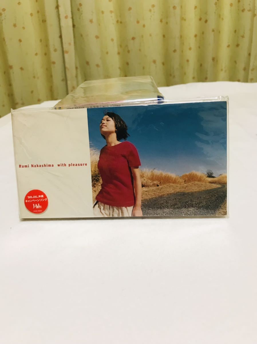 新品/未開封/中嶋瑠美/with pleasure/8cm/シングルCD_画像1