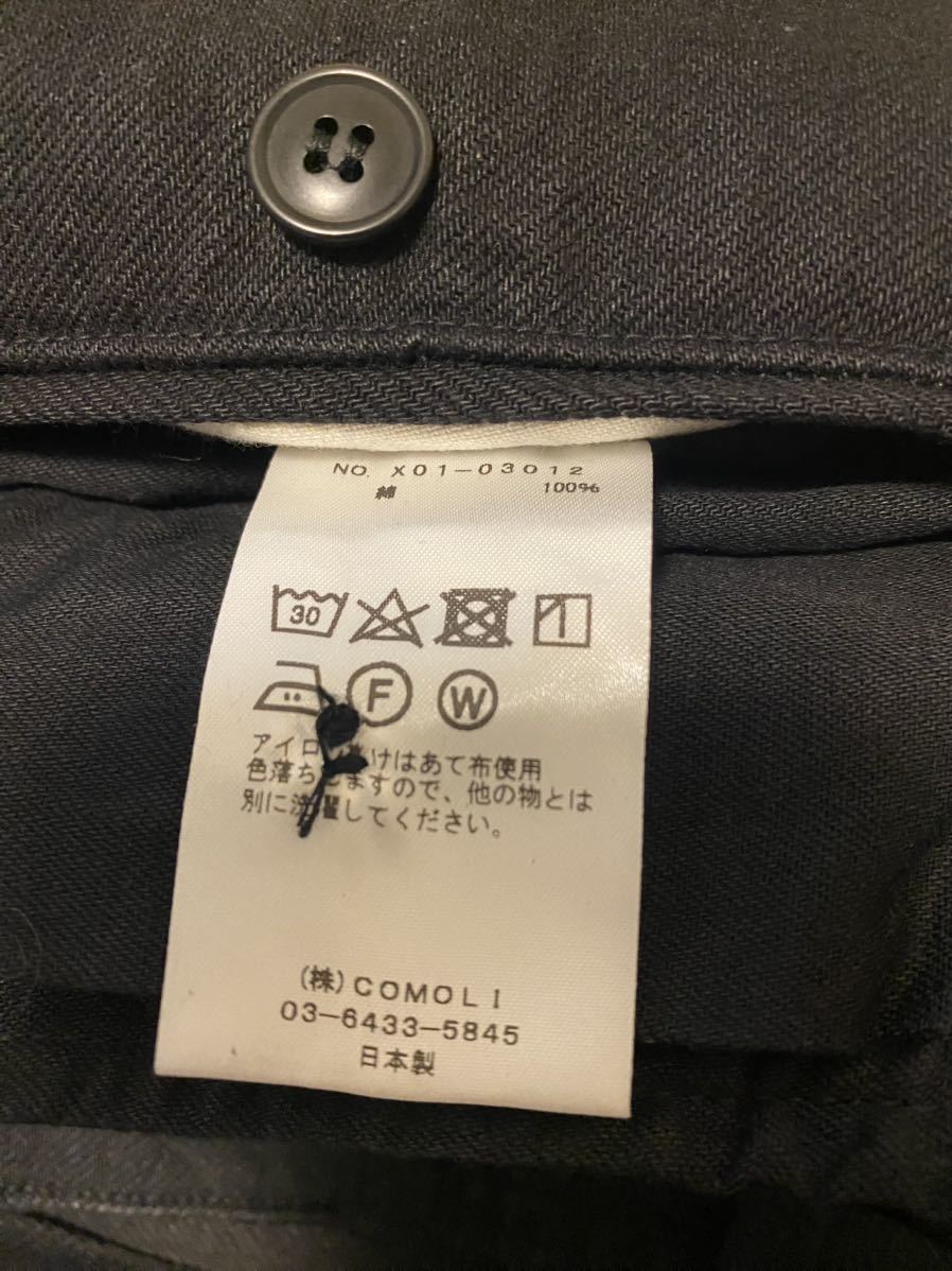 新品 新作 23SS COMOLI B.D.U デニム パンツ カーゴ ブリーチコモリBDU