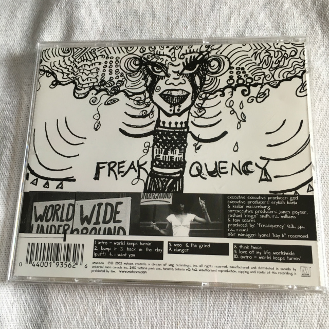 Erykah Badu「WORLDWIDE UNDERGROUND」 ＊前2作から一転して、エリカ型クラブ・サウンドを追求した3rdアルバム_画像2