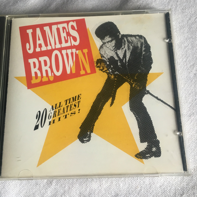 JAMES BROWN「20 ALL-TIME GREATEST HITS!」 ＊King Of Funk、JAMES BROWNのベスト盤　＊ジャケに、多少シミ有_画像1