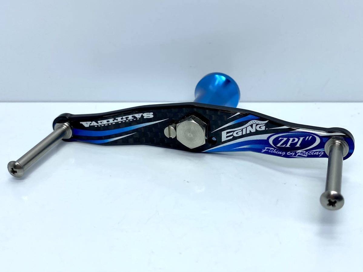 美品】 ソルティーバ ZPI エギング ブルー ダイワ カーボン 92mm