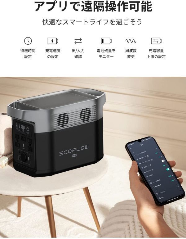 新品/未開封】EcoFlow(エコフロー) ポータブル電源 DELTA mini 882Wh