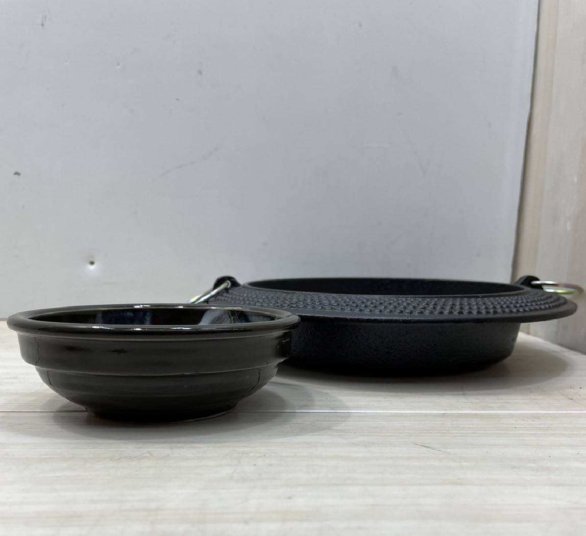 送料無料S72417 イシガキ産業 鉄鍋 鉄器 器セット 美品 良品_画像3