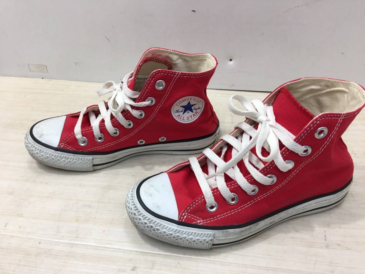 送料無料S75025 converse コンバース オールスター スニーカー ハイカット レディース22㎝_画像5