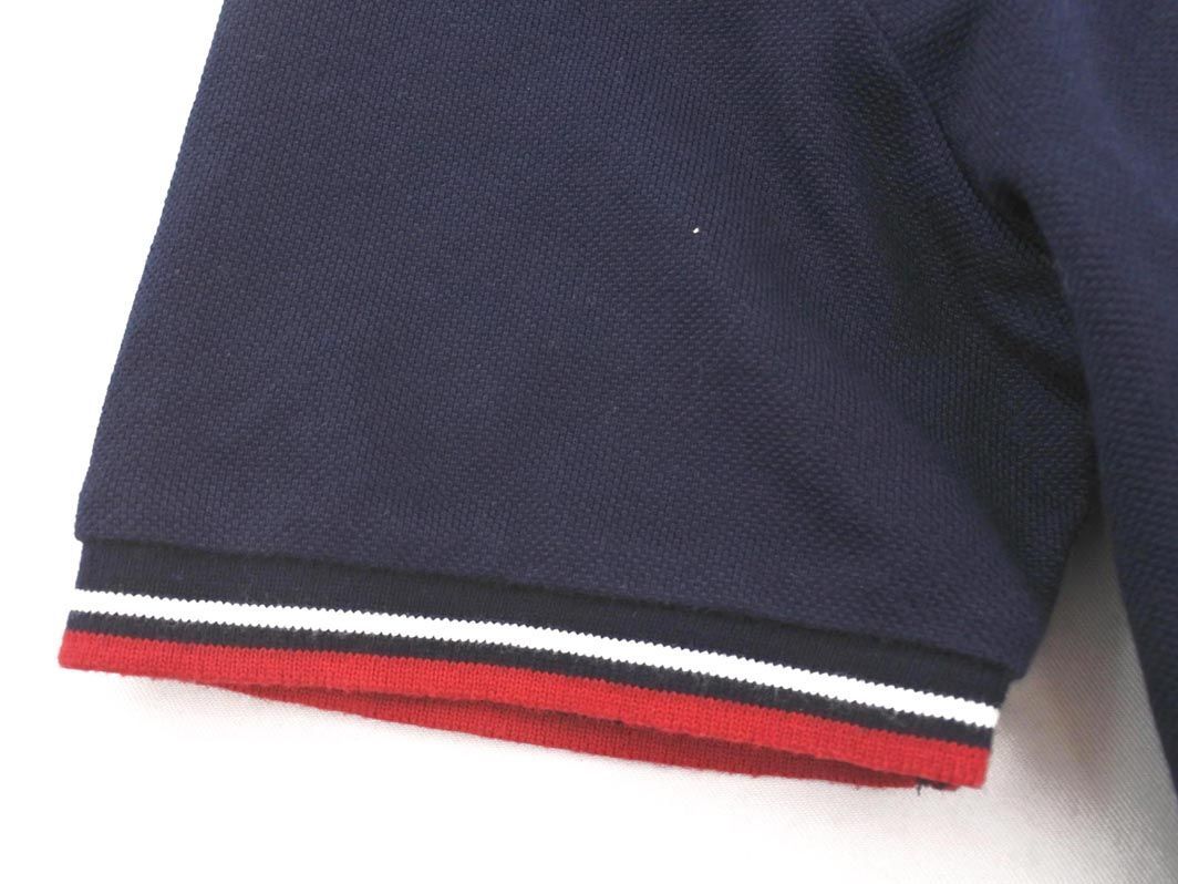  The shop tea ke- Takeo Kikuchi kanoko Union Jack polo-shirt sizeM/ navy blue #* * ded0 men's 