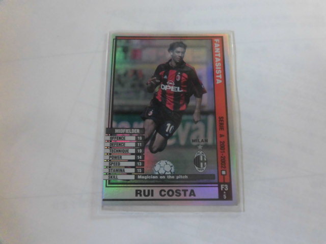 WCCF 01-02 FA マヌエル・ルイ・コスタ Rui Manuel Csar Costa AC Milan_画像1