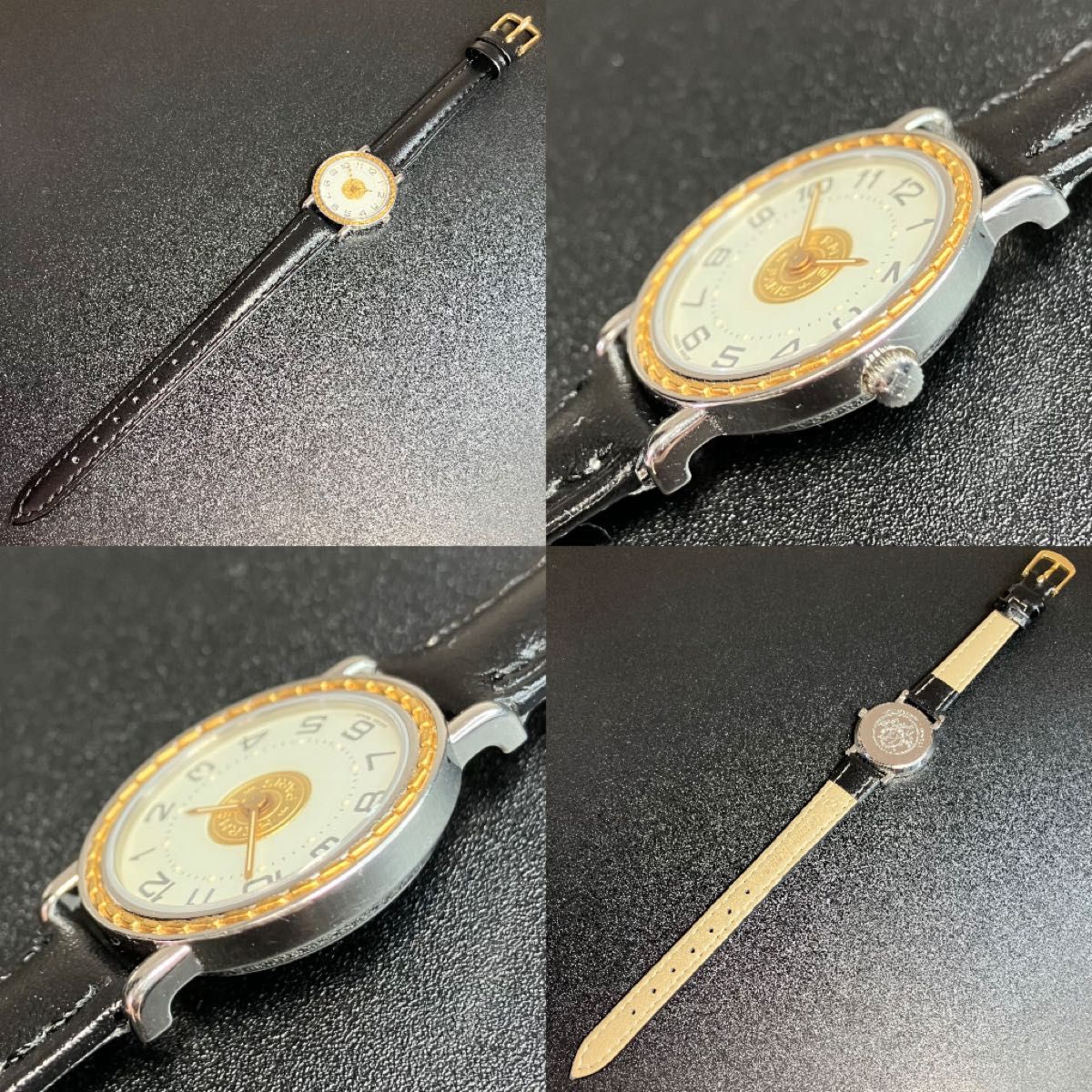 良品 確実正規品】 エルメス レディース 腕時計 セリエ ゴールド