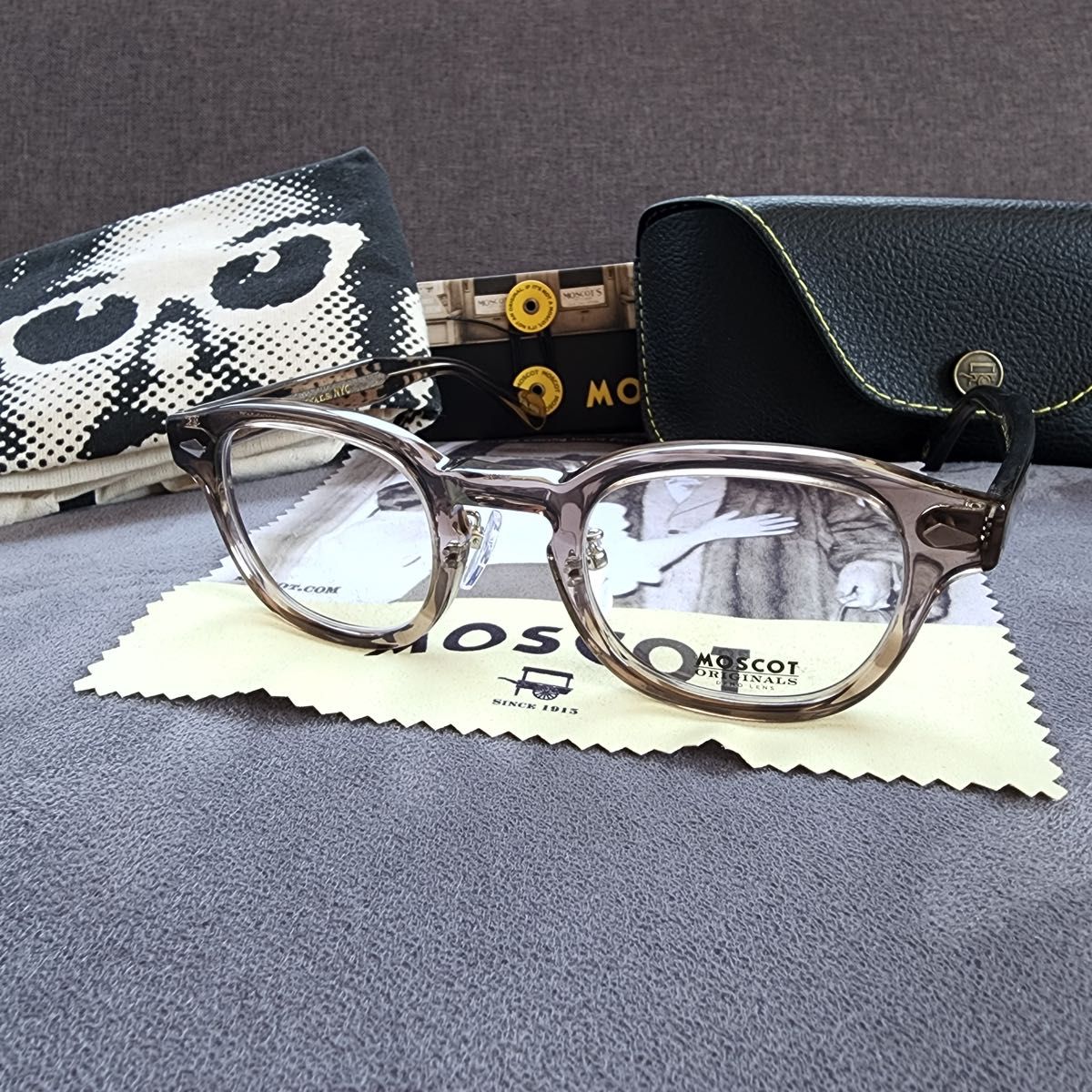 MOSCOT LEMTOSH レムトッシュ 46 日本限定 BROWN ASH-