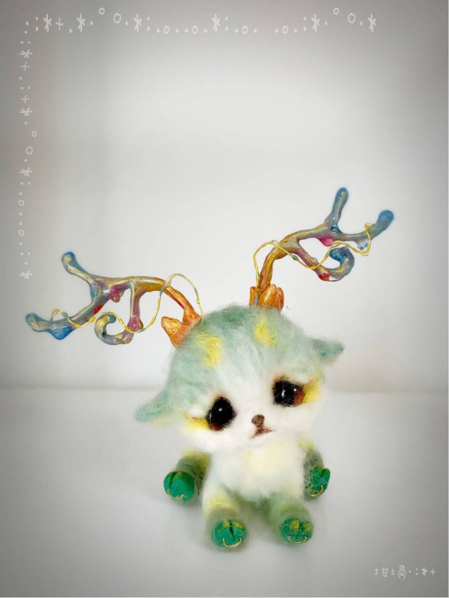 ハンドメイド・ハツカネズミさんのお人形・アートドール・ぬいぐるみ