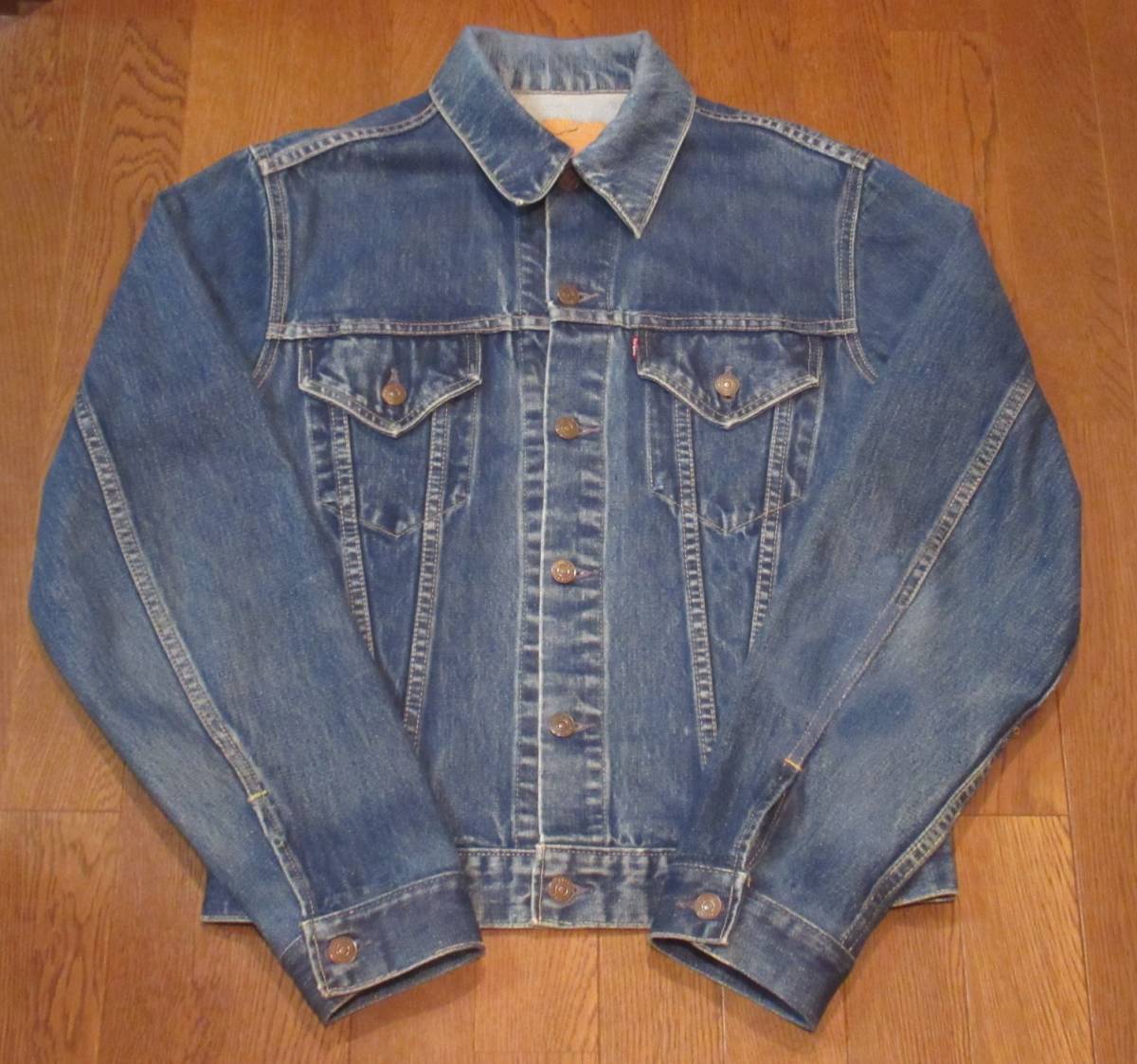 60´s LEVIS 558 42 ボタン裏17 D (検索用 levi´s リーバイス サード 3rd BIGE BIG E ビッグ ヴィンテージ ビンテージ 71205 557 70505