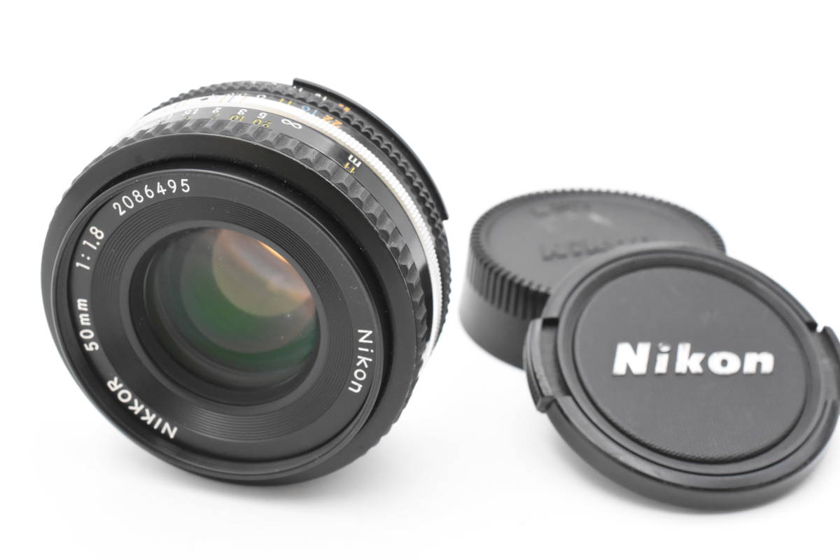 Nikon ニコン Ai-S NIKKOR 50mm F/1.8 マニュアルフォーカス レンズ (t3176)