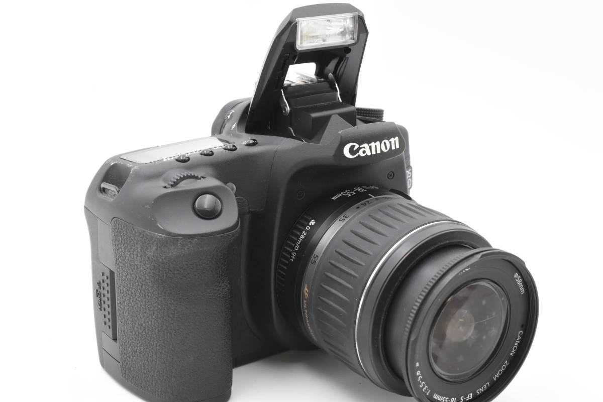 CANON キヤノン EOS 50D ブラックボディ デジタル一眼レフカメラ + ZOOM LENS EF-S 18-55mm F/3.5-5.6 II USM レンズ (t3198)_画像2