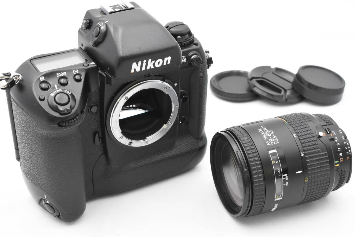 動作未確認】 Nikon ニコン F5 ブラックボディ フィルムカメラ + AF