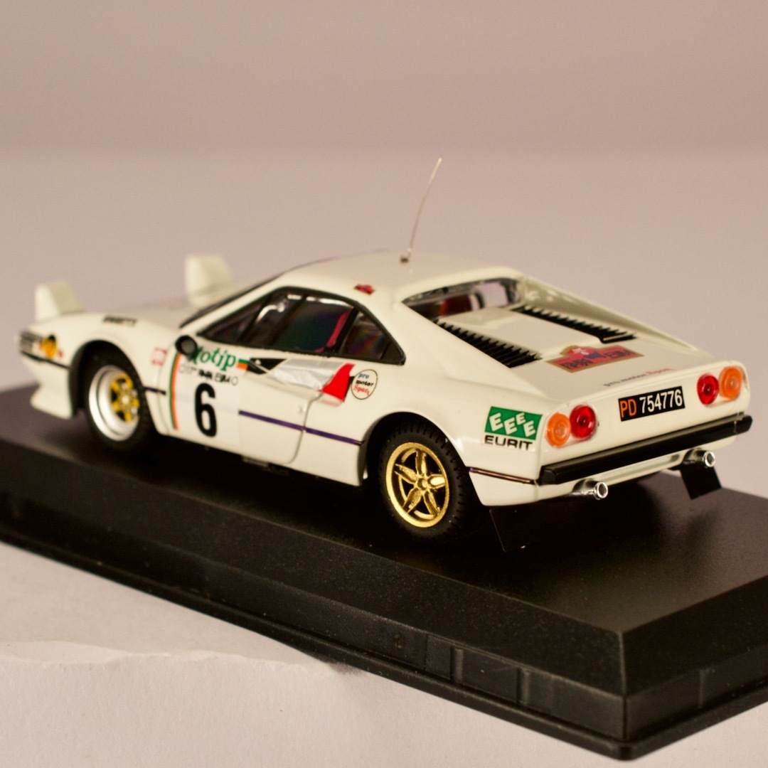  Best Model (BEST MODEL) FERRARI 308 GTB Rally Elba 1985 ROGGIA - ERCOLANI 1/43